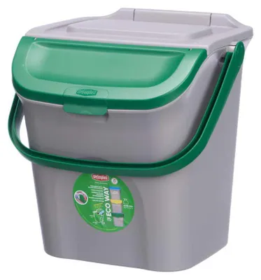 Obrázek produktu pro Odpadkový koš na tříděný odpad, 28 l, zelený