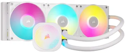 Zdjęcie produktu dla Corsair iCUE LINK TITAN RX RGB, Chłodnica cieczy all-in-one, 12 cm, 300 RPM, 2100 RPM, Biały