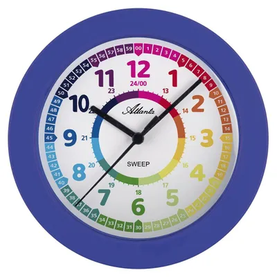Produktbild von Atlanta Atlanta 4483/5 Kinder-Wanduhr Quarz blau