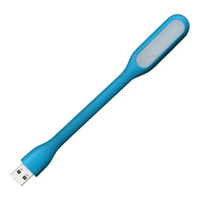 Productafbeelding van LED USB-lamp, 1W, blauw. Afmetingen: L: 19, B: 9, H: 169