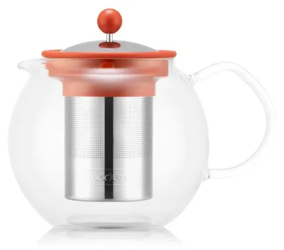 Image de Théière à piston 1l rouge - Bodum - 1801-839-16 - assam