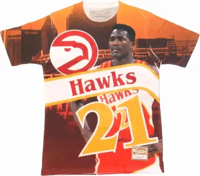 Imagen del producto de Camiseta Mitchell & Ness BMTRKT18007-AHARED1DWI para Hombre