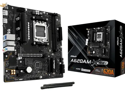 Immagine prodotto di ASROCK Pagrindinė plokštė ASRock A620AM-X WiFi AM5 mATX HDMI/DP DDR5