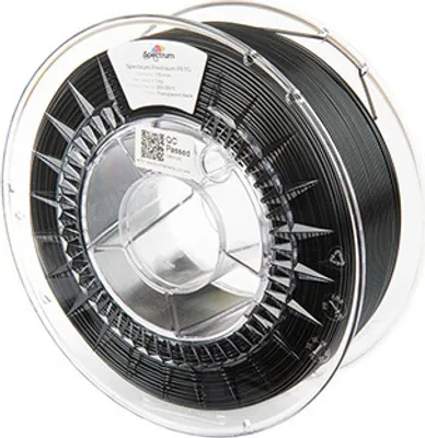 Zdjęcie produktu dla Filament Spectrum 3D, Premium PET-G, 1,75 mm, 1000 g, 80473, przezroczysty czarny