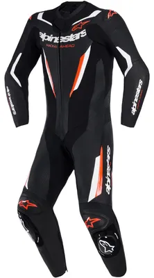 Zdjęcie produktu dla Alpinestars GP Force V2 1-częściowy kombinezon skórzany czarny / biały / fluo-czerwony 54
