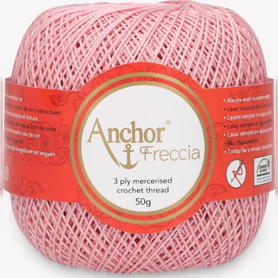 Zdjęcie produktu dla Anchor Freccia 12 – cienka przędza bawełniana do szydełkowania (kolor 08316)
