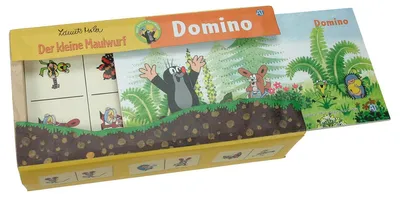 Productafbeelding van Trötsch 39223 - Domino, kleine mol, houten doos