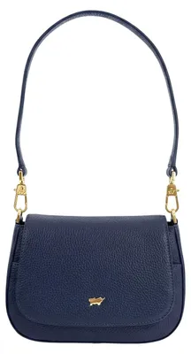 Obrázok produktu pre Dámska kabelka HANNA Flap Bag XS, modrá, z kože
