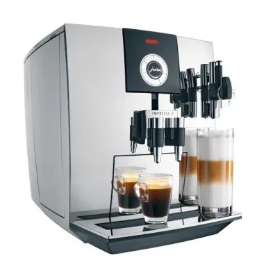 Produktbild von Jura Impressa J9 One Touch Kaffeevollautomat Brilliantsilber-Piano Black
