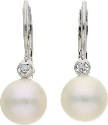 Produktbild von JuwelmaLux Perlen Ohrhänger 925 Silber Zirkonia JL10-06-1784
