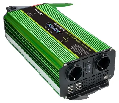 Zdjęcie produktu dla Inwerter, fala sinusoidalna, wysoka wydajność, szczytowa moc 8000W, napięcie wejściowe DC 12V, napięcie wyjściowe AC 220V-240V