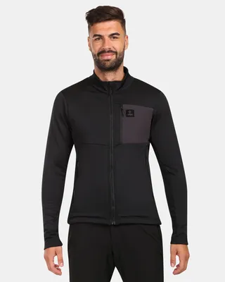Produktbild von Herren-Fleece-Sweatshirt Kilpi ERIN-M, SCHWARZ, Größe XL