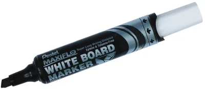 Produktbild von Whiteboardmarker Maxiflo 2-5,9mm Keilspitze schwarz Packung mit 12 Stück