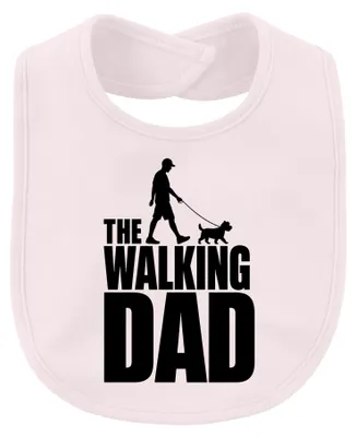 Productafbeelding van "Walking Dad" - Hondenriem, Vaderdagcadeau, Westie, Vintage, Unisex, voor baby's, roze, one size