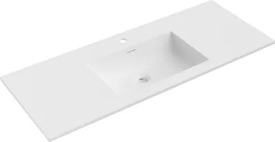 Zdjęcie produktu dla Mexen Otis umywalka wpuszczana w blat 121 x 46,5 cm, biała mat - 25181201