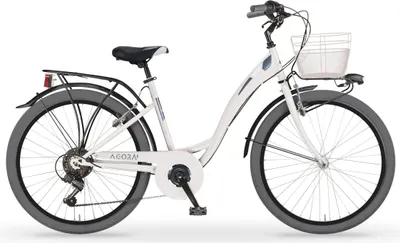 Produktbild von MBM Agorà Citybike 24 Zoll Schwarz mit 6-Gang Kettenschaltung und Stahlrahmen