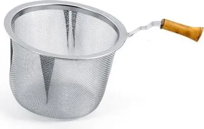 Produktbild von Tee Sieb mit Bambusgriff Edelstahl Ø ca. 7,2 cm