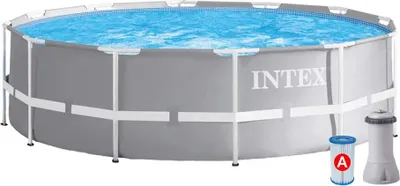 Produktbild von Intex Prism Frame Pool Set Ø 366 x 76 cm | inkl. Filterpumpe 2271 l/h