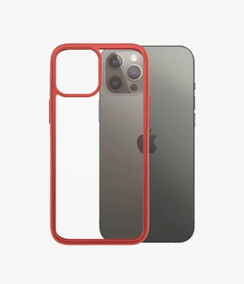 Produktbild von PanzerGlass ® ClearCaseColor™ iPhone 12 Pro Max - Mandarin Red Limited Edition, Cover, Apple, Apple - iPhone 12 Pro Max, Rot