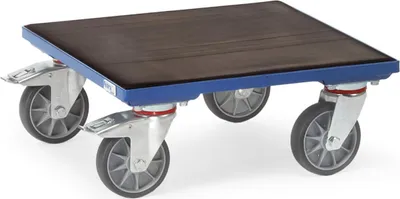 Produktbild von Fetra Kistenroller - Riefengummi 400 kg Ladefläche L x B 500 x 500 mm