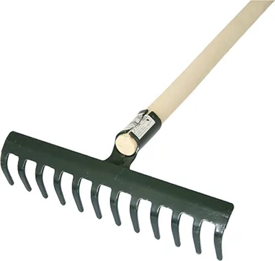 Produktbild von PROREGAL Gartenharke R107SK 16 Zinken Holzgriff 1600mm