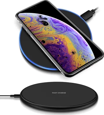 Produktbild von QI Wireless Schnell Ladegerät Apple iPhone XS / Max Kabelloses Induktives Laden