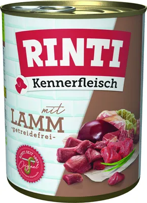 Obrázok produktu pre RINTI 91076, Dospelý, Akékoľvek plemeno, Jahňacie, 800 g, Neobsahuje sóju