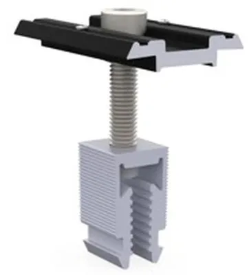 Produktbild von Aerocompact CLMB10, Mittelklemme Click, 30-46mm, L=60mm, schwarz, Packung mit 10 Stk.