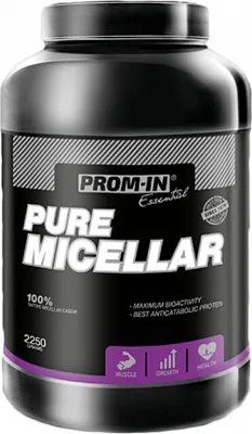 Produktbild von Prom-In Essential Pure Micellar 2250 g vanilla / Casein Protein / Reines mizellares Kaseinprotein mit allmählicher Aminosäurefreisetzung