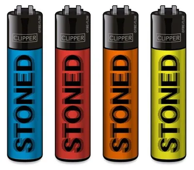 Zdjęcie produktu dla Zestaw 8 zapalniczek Clipper: FFX Stoned Blurry