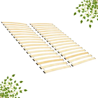 Produktbild von INNOVAHOME Rollrost 160x200 - ZweiĂźteiliger Lattenrost und Lattenrahmen