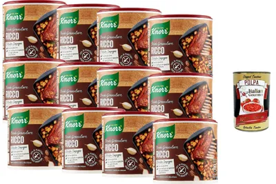 Produktbild von Knorr Italian Gourmet Brodo Granulare Ricco 12 x 150g kräftige Brühe glutenfrei