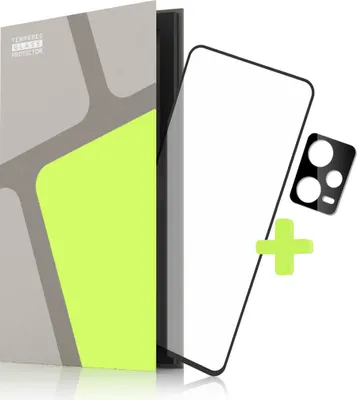 Produktbild von Tempered Glass Protector Glasschutzrahmen für Xiaomi Redmi Note 12 Pro 5G + Kameraglas