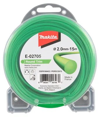 Image de Fil de coupe Vert 2mm x 15m rond MAKITA E-02705