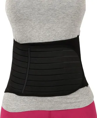 Produktbild von Shapewear Bauchweg Gürtel Shaper Basic Figurformender Body-Shaper Taillenmieder - Atmungsaktiv Bauchweggürtel Shape Effekt,M-L(Schwarz）