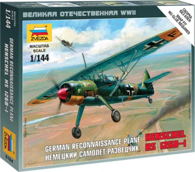 Produktbild von ZVEZDA ZV6184 1:144 Henschel Hs126B