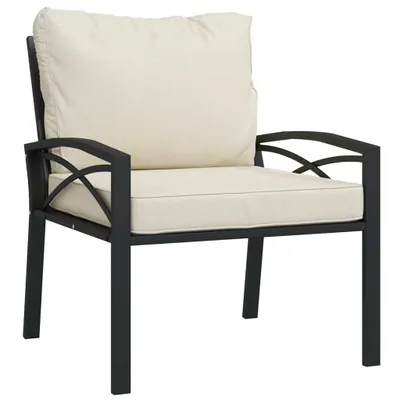 Zdjęcie produktu dla VidaXL 362720, Piaskowy, Czarny, Stal, 110 kg, Dorośli i dzieci, 680 mm, 760 mm
