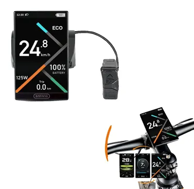 Zdjęcie produktu dla Wyświetlacz, ekran HD, aktualizacja oprogramowania sprzętowego OTA, BAFANG DPC010 (0–5 PAS)