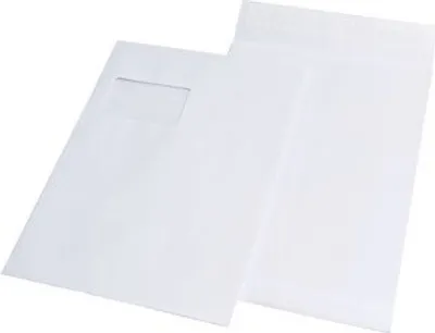 Produktbild von MAILmedia Faltentaschen mit Haftklebestreifen, C4, braun - Für den Markt: D / L / A (83370)