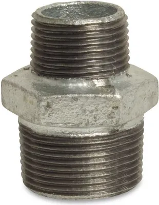 Obrázek produktu pro Závitové šroubení z kujné litiny, redukční vsuvka 2" AG x 1 1/2" AG