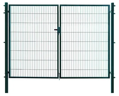 Produktbild von Floraworld Gartentor doppelflügelig Comfort 300 x 160 cm moosgrün
