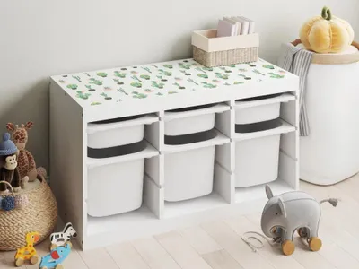 Zdjęcie produktu dla Naklejka na blat TROFAST Minimalistyczne Kaktusiki