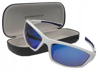 Produktbild von PolarZONE Sport Sonnenbrille Herren Weiß UV400