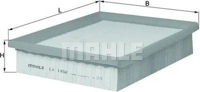 Produktbild von Luftfilter MAHLE LX 1458 Filtereinsatz