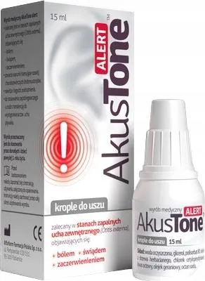 Produktbild von AKUSTONE ALERT Ohrentropfen Aflofarm 15 ml