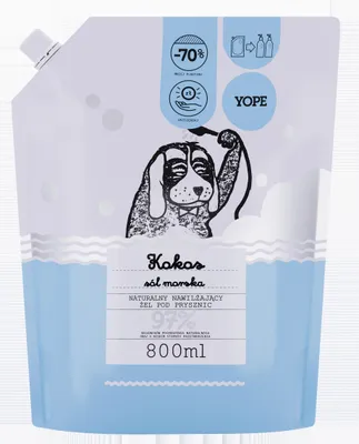 Produktbild von YOPE Kokosnuss- und Meersalzgel 800 ml