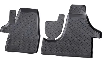 Image de tapis en caoutchouc 3D à l'avant pour VW T5 / T6 | année à partir de 2003> | ajusté avec bordure