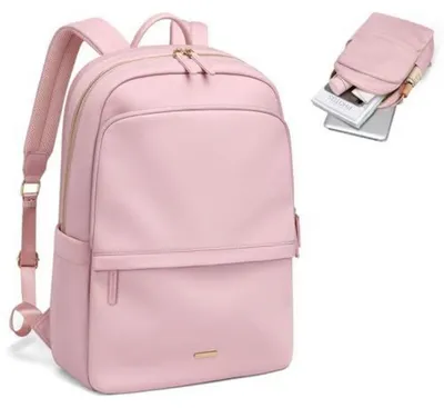 Produktbild von Laptop Rucksack Damen Daypack für 14 Zoll Laptop Rosa