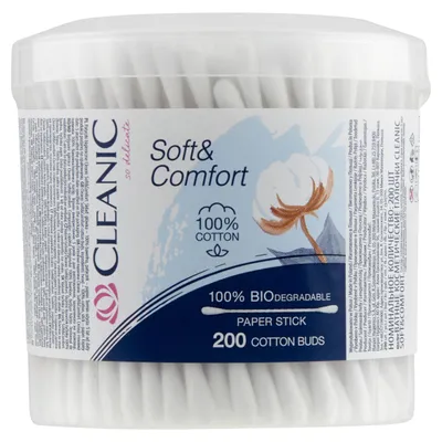 Obrázek produktu pro Hygienické tyčinky Soft Po Cleanic 200 kusů