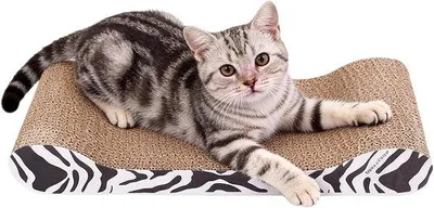 Produktbild von Famanu Krabplank für Katzen - Umkehrbar, Antislip, 44x21x45 cm